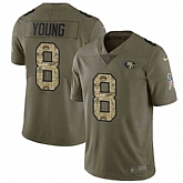 Nike 49ers 8 Steve Young Olive Camo Salute To Service Limited Jersey Dzhi,baseball caps,new era cap wholesale,wholesale hats